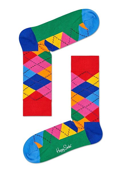 Цветные носки унисекс Argyle Sock с ромбами