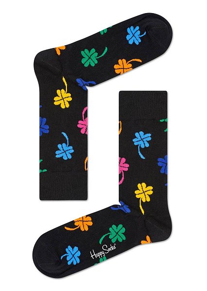 Носки унисекс Big Luck Sock с четырехлистными цветными клеверами