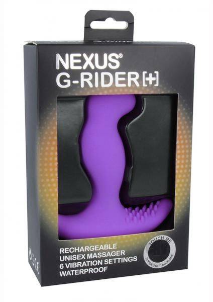 Фиолетовый вибромассажер простаты Nexus G-Rider+ - 12,6 см.