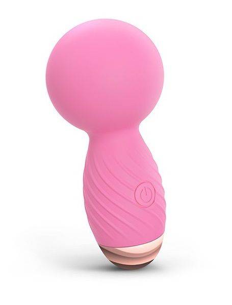 Розовый мини-wand вибратор Itsy Bitsy Mini Wand Vibrator