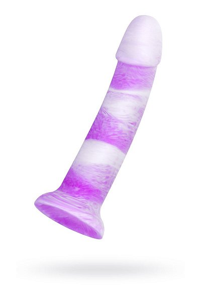 Фиолетовый фаллоимитатор Neil - 18 см.