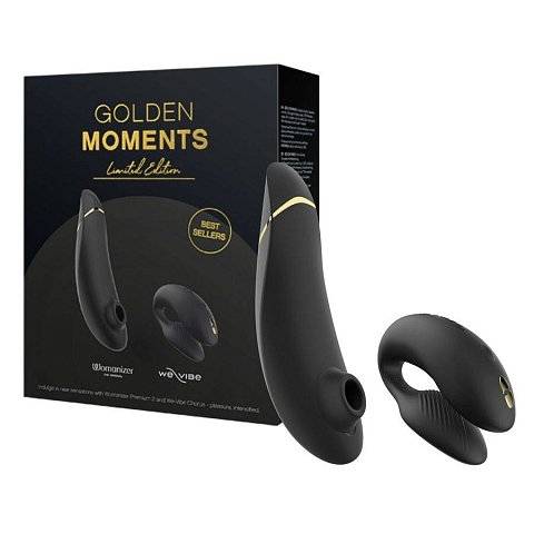 Набор для пар Golden Moments: Womanizer Premium 2 и We-Vibe Chorus