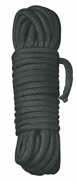 Черная веревка для бандажа - 10 м.