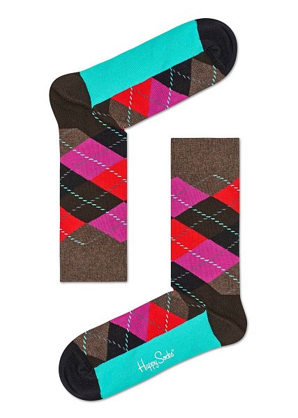 Носки унисекс Argyle Sock с цветными ромбами