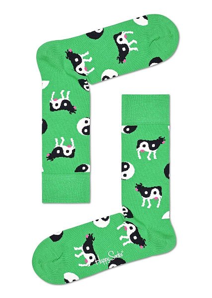 Носки унисекс Ying Yang Cow Sock с коровами
