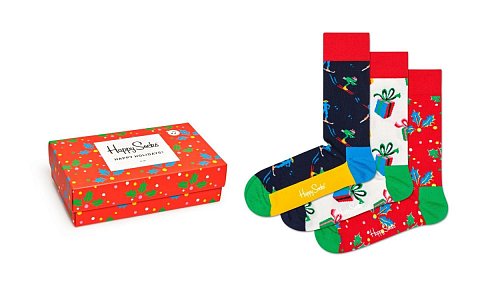 Подарочный набор носков унисекс Holiday Tree Gift Box