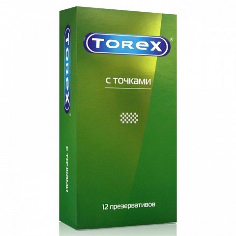 Текстурированные презервативы Torex С точками - 12 шт.
