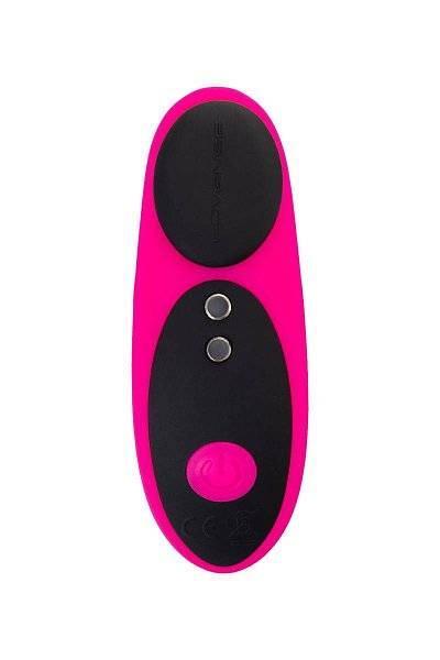 Розово-черный вибростимулятор в трусики Lovense Ferri