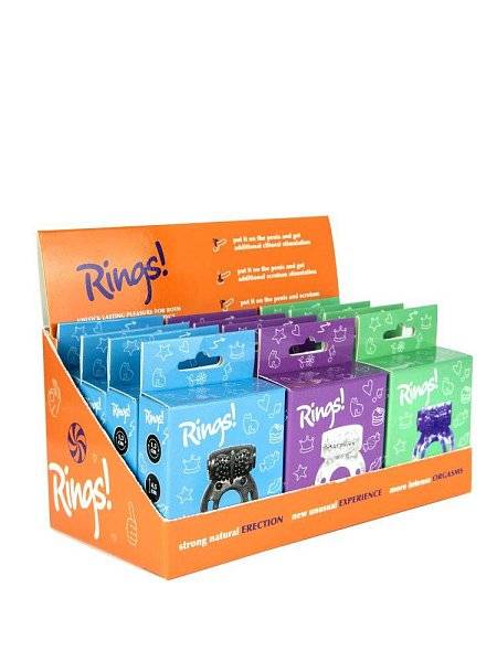 Бокс из 12 эрекционных колец Axle-pin