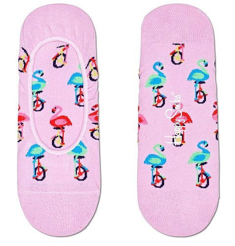 Носки-следки Flamingo Liner Sock с фламинго на колесах