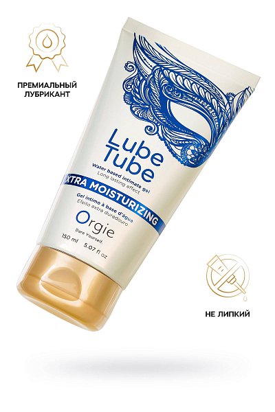 Интимный гель на водной основе Lube Tube Xtra Moisturizing с увлажняющим эффектом - 150 мл.