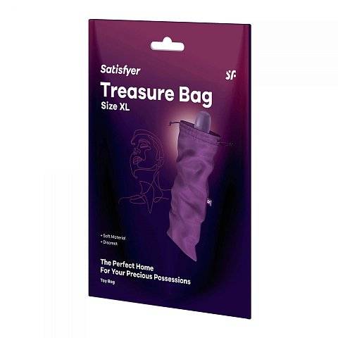 Фиолетовый мешочек для хранения игрушек Treasure Bag XL