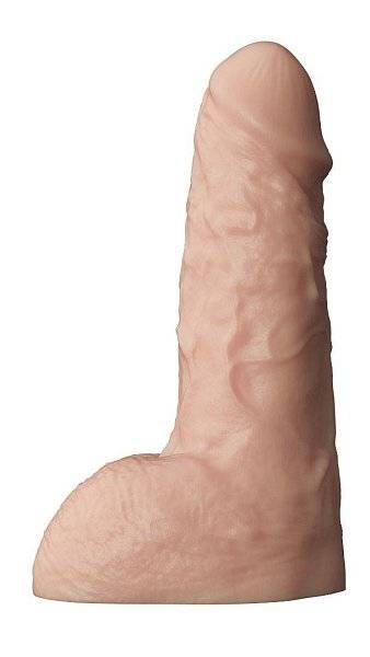 Телесный фаллоудлинитель с мошонкой Cock Next - 19 см.