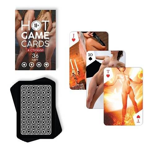 Игральные карты Hot Game Cards «4 стихии»