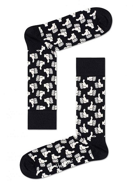 Подарочный набор носков 4-Pack Black and White Socks Gift Set