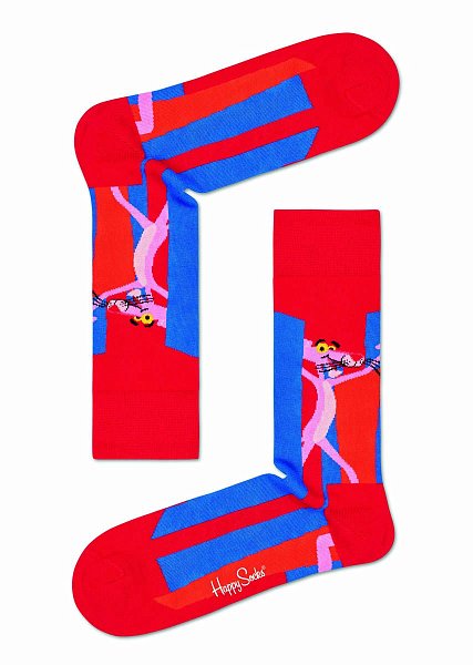 Красные носки Pink Panther Sock