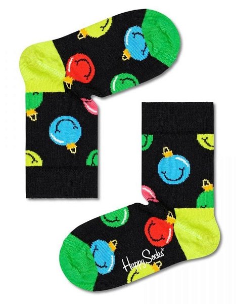 Детские носки Kids Jingle Smiley Sock с ёлочными игрушками
