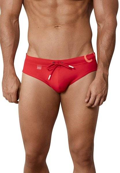 Красные мужские плавки-брифы Malibu Swimsuit Brief