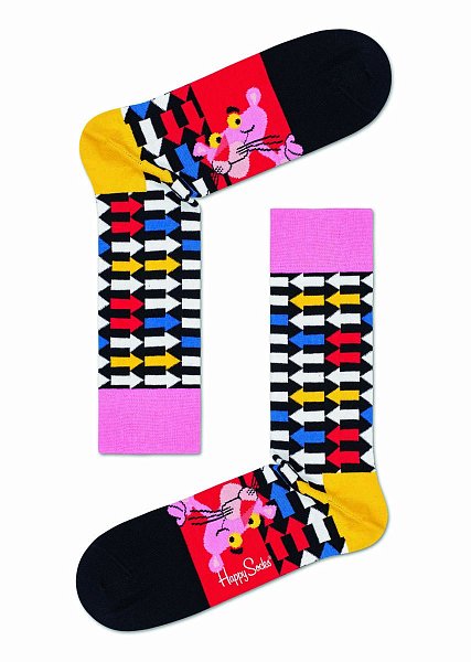 Яркие носки унисекс Pink Panther Sock