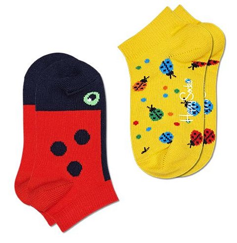 Набор из 2 пар носков 2-Pack Kids Ladybug Low Sock с божьими коровками
