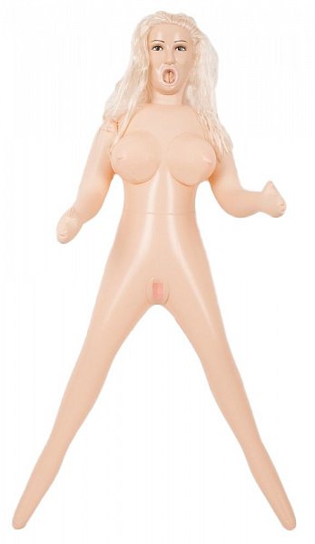 Надувная секс-кукла Cum Swallowing с вибрацией и большой грудью