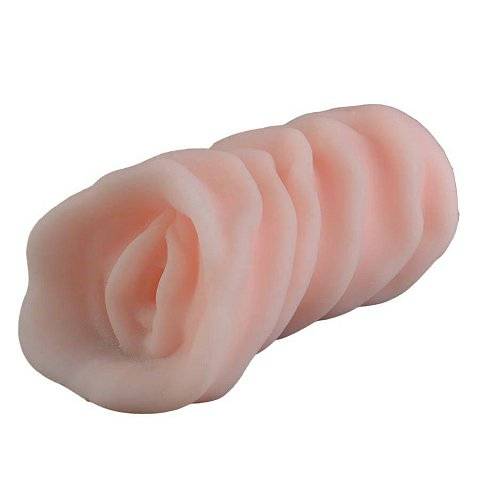 Телесный мастурбатор-вагина с нежными складочками