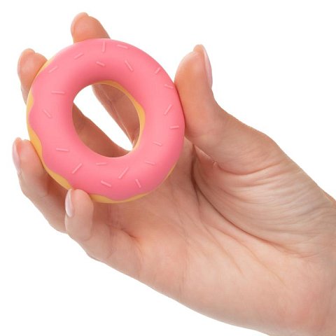 Эрекционное кольцо в форме пончика Dickin’ Donuts Silicone Donut Cock Ring