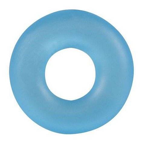 Голубое эрекционное кольцо Stretchy Cockring