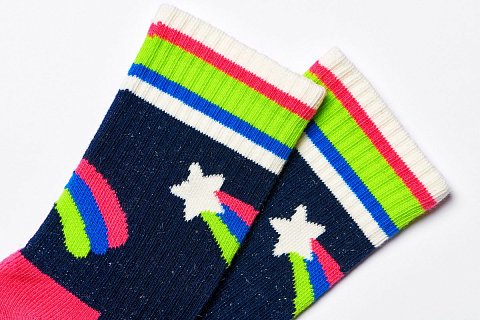 Детские носки Kids Shooting Star Rib Sock с кометами