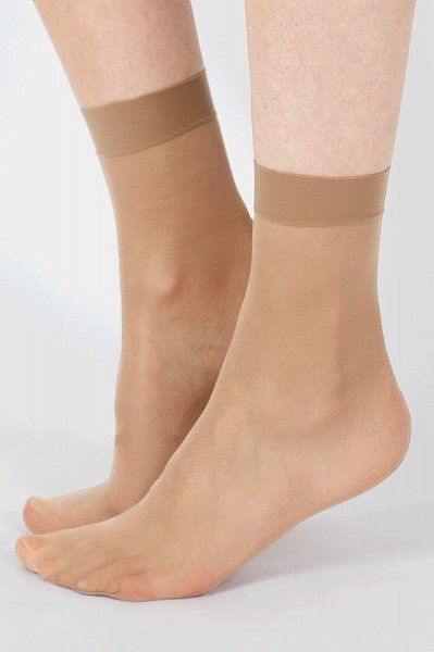 Капроновые носки на комфортной широкой резинке