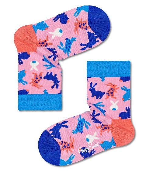 Детские носки Kids Bunny Sock с разноцветными зайчиками
