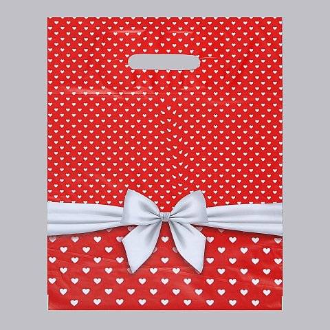 Пакет «Скарлетт» с вырубной ручкой (30х38 см)