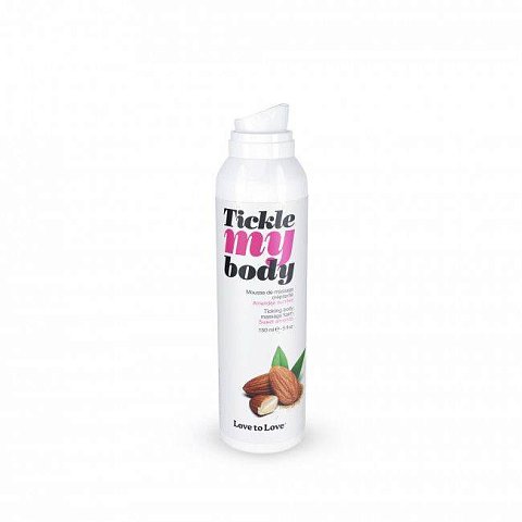 Массажная хрустящая пенка Tickle My Body Sweet Almonds с ароматом миндаля - 150 мл.