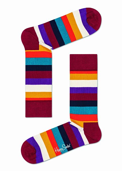 Носки унисекс Stripe Sock в цветную полоску