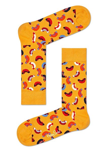 Носки унисекс Hotdog Sock с цветными хот-догами