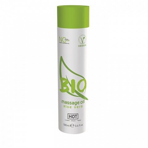 Массажное масло BIO Massage oil aloe vera с ароматом алоэ - 100 мл.