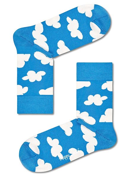 Носки унисекс Cloudy 1/2 Crew Sock с облаками