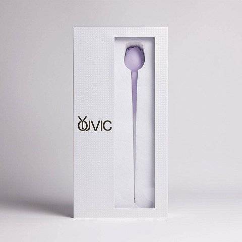 Сиреневый вибростимулятор в форме розы Youvic