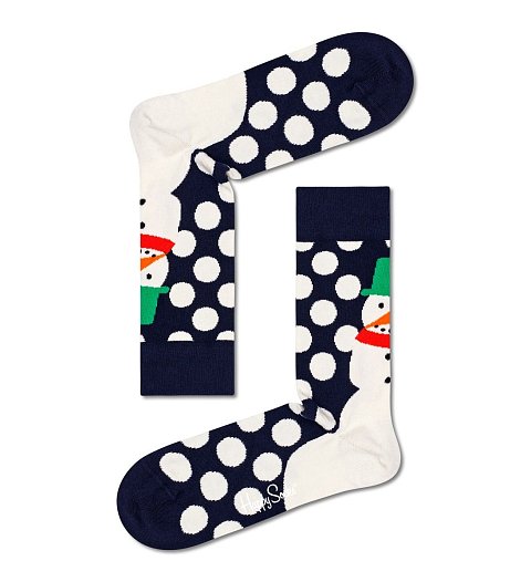 Носки унисекс Jingle Smiley Sock со снеговиком