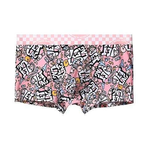 Розовые трусы-боксеры с принтом