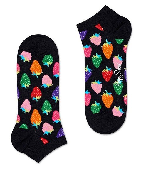 Низкие носки унисекс Strawberry Low Sock с клубничками