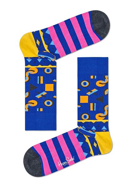 Яркие носки унисекс Mix Max Sock с миксом узоров