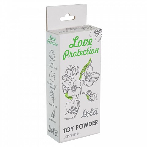 Пудра для игрушек Love Protection с ароматом жасмина - 15 гр.