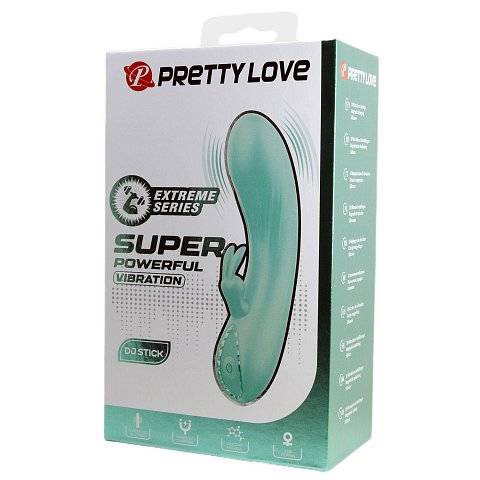 Зеленый мини-вибратор DJ Stick - 12,7 см.