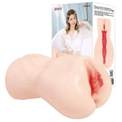Мастурбатор-вагина с двойным слоем материала Jenny Onahole edition 005