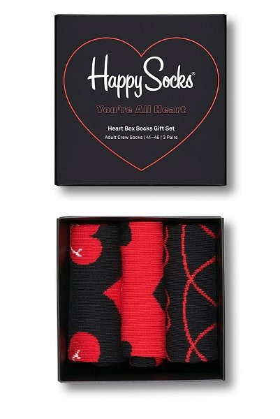 Подарочный набор носков унисекс 3-Pack I Love You Socks Gift Set