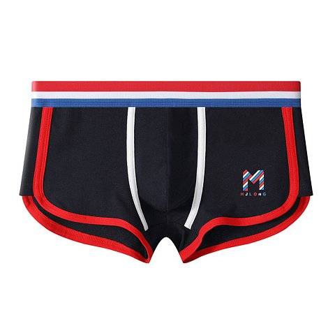 Набор из 3 мужских трусов-боксеров с резинкой в полоску