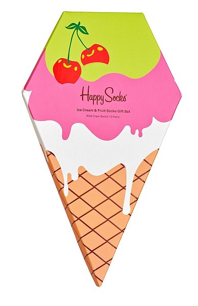 Набор из 5 пар детских носков Happy socks Ice Cream Fruit Socks Gift Set