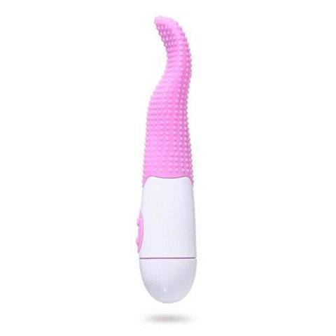 Розовый вибратор-язык Tongue Lick - 16,3 см.