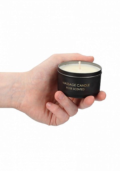 Массажная свеча с ароматом розы Massage Candle Rose Scented - 100 гр.